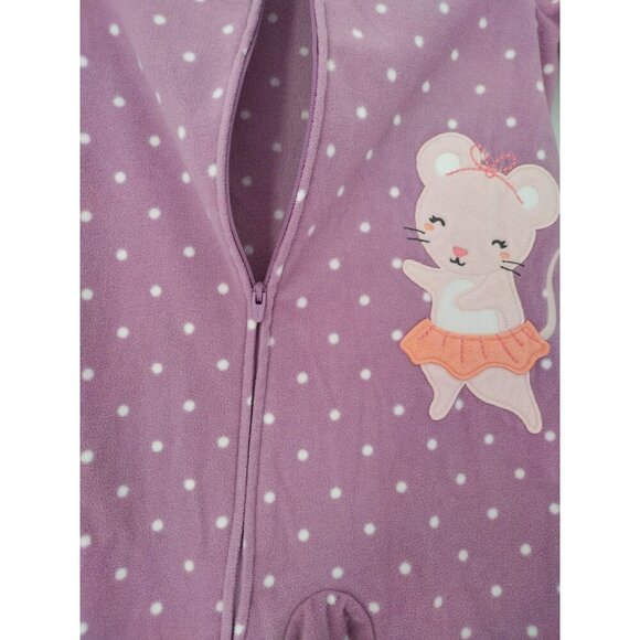 CARTER'S, sleeping game, violet color with white balls, for girls, size 3T/3A - Picture 8 of 11